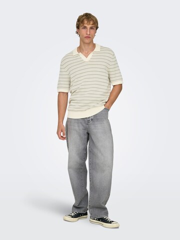 Pull-over 'ONSTILO' Only & Sons en beige