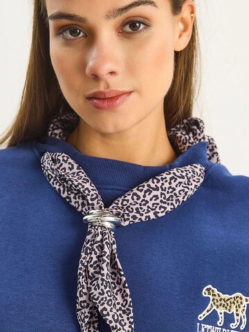 Bianco Lucci Sweatshirt in Blauw