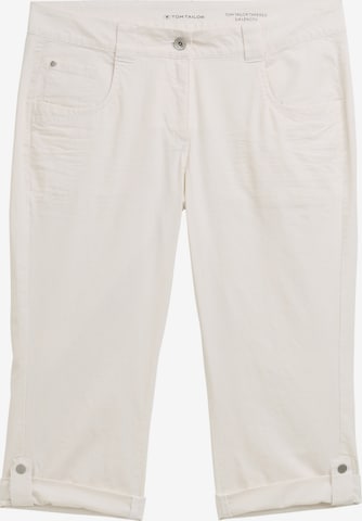TOM TAILORTapered Hlače - bež boja: prednji dio
