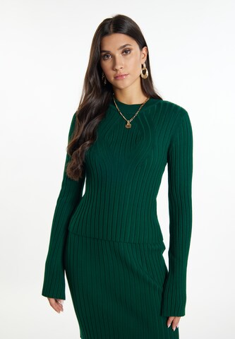 faina Sweater 'Dedica' in Green: front