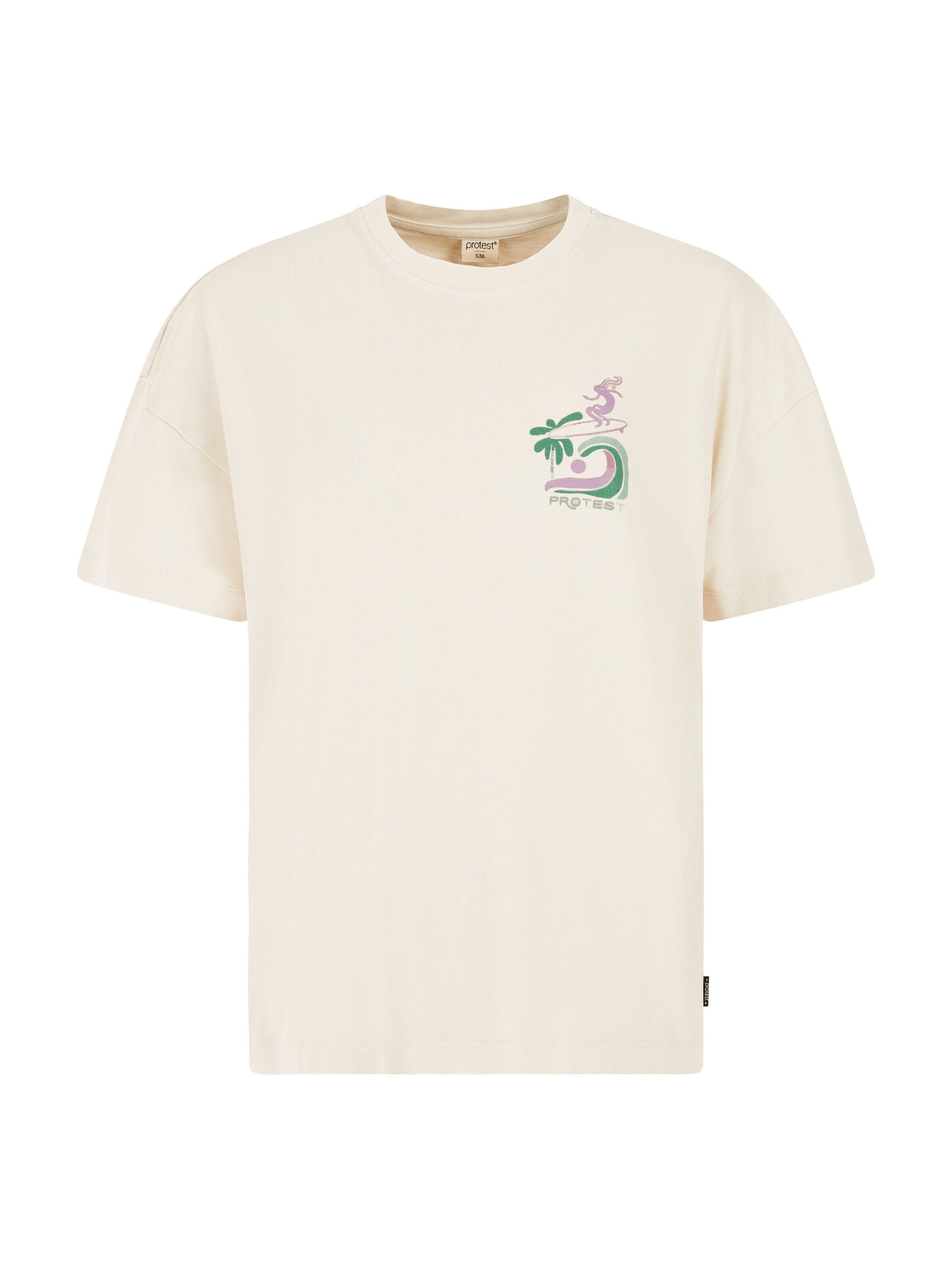 PROTEST Shirt 'PRTShelly' in White: front
