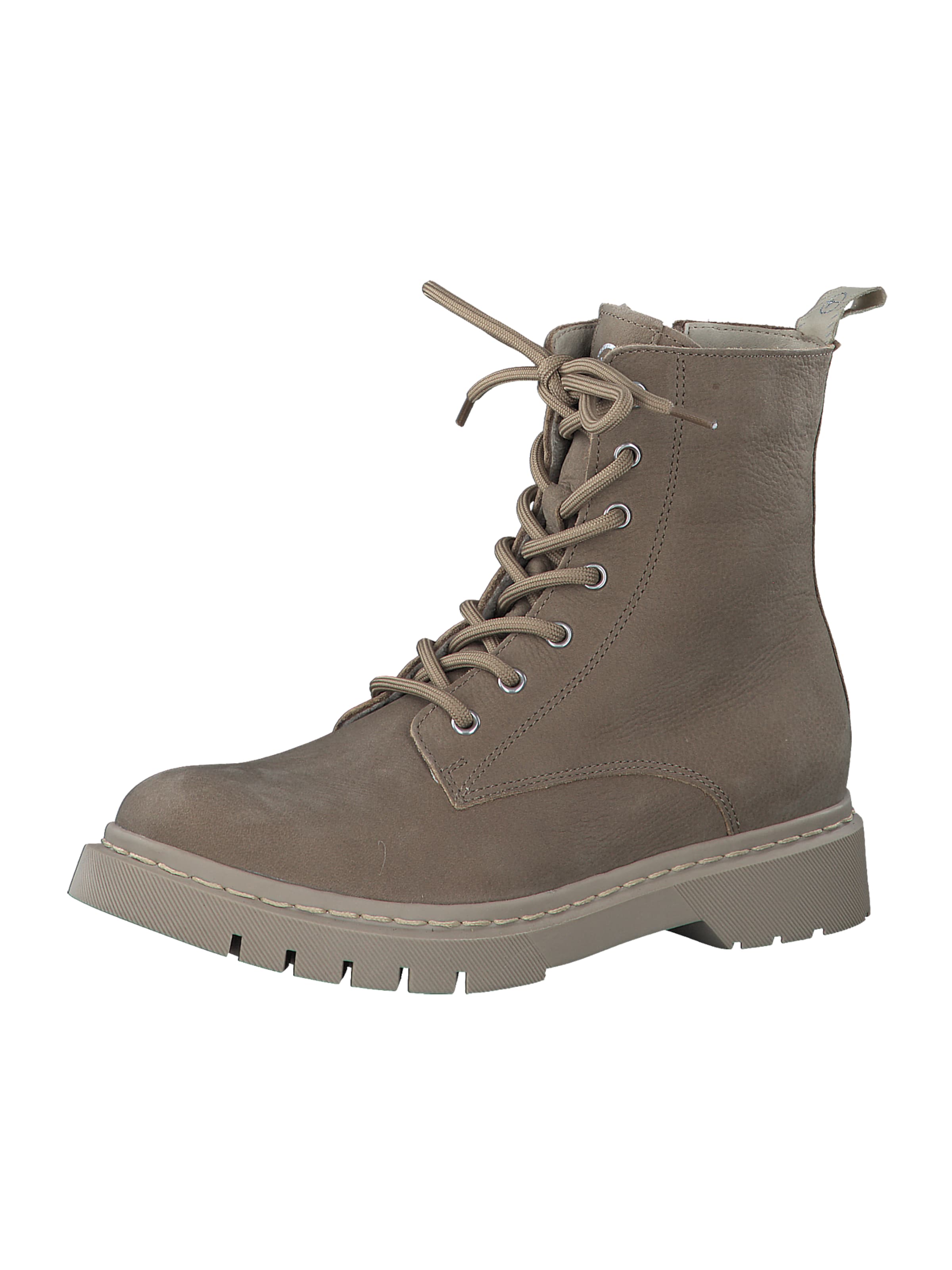 Tamaris Μποτάκι με κορδόνια σε καφέ: μπροστά