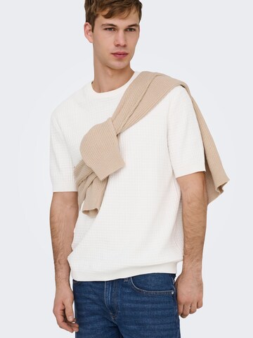 Only & Sons Bluser & t-shirts 'ONSSIKA' i hvid