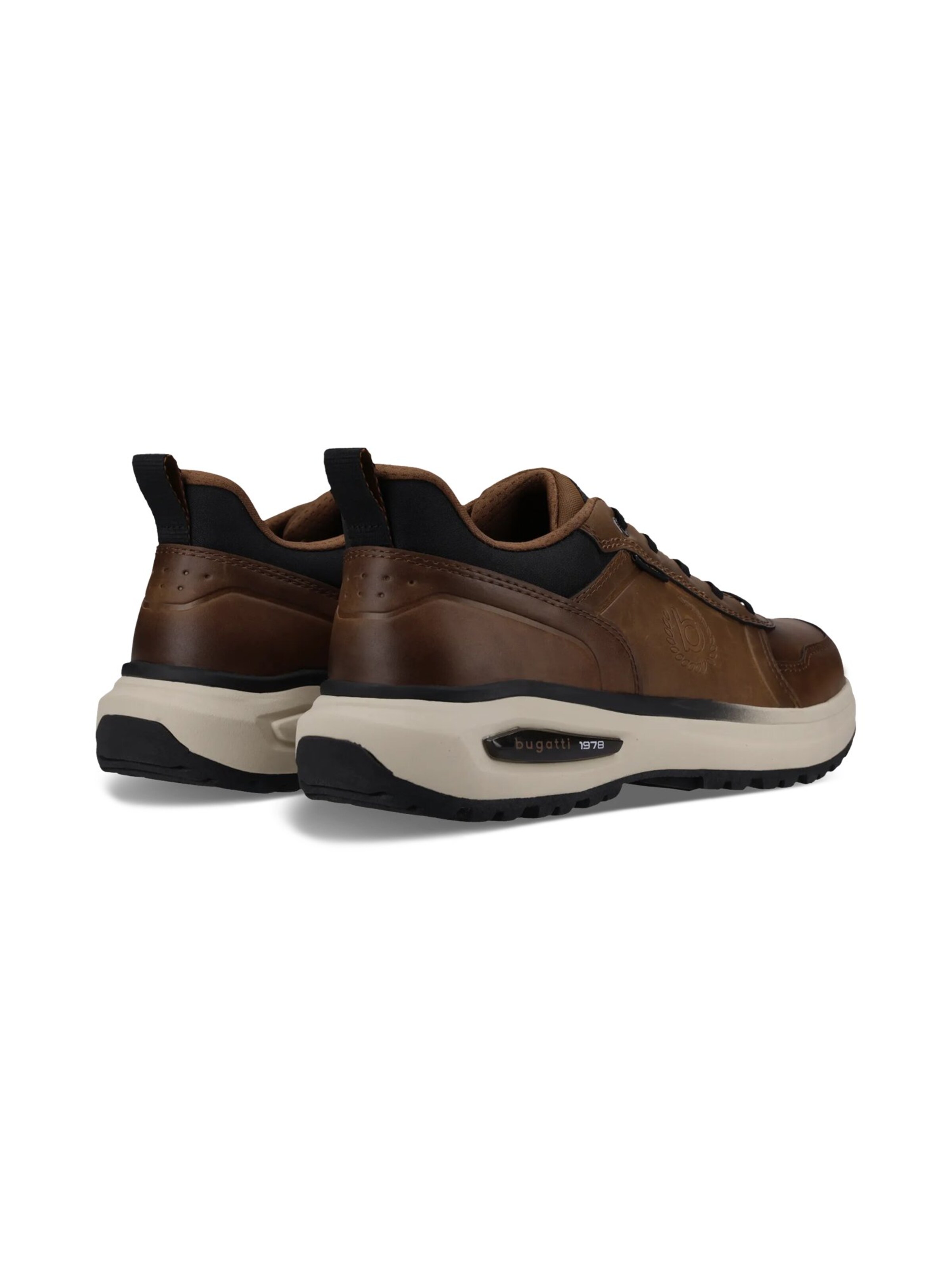 Baskets basses bugatti en marron