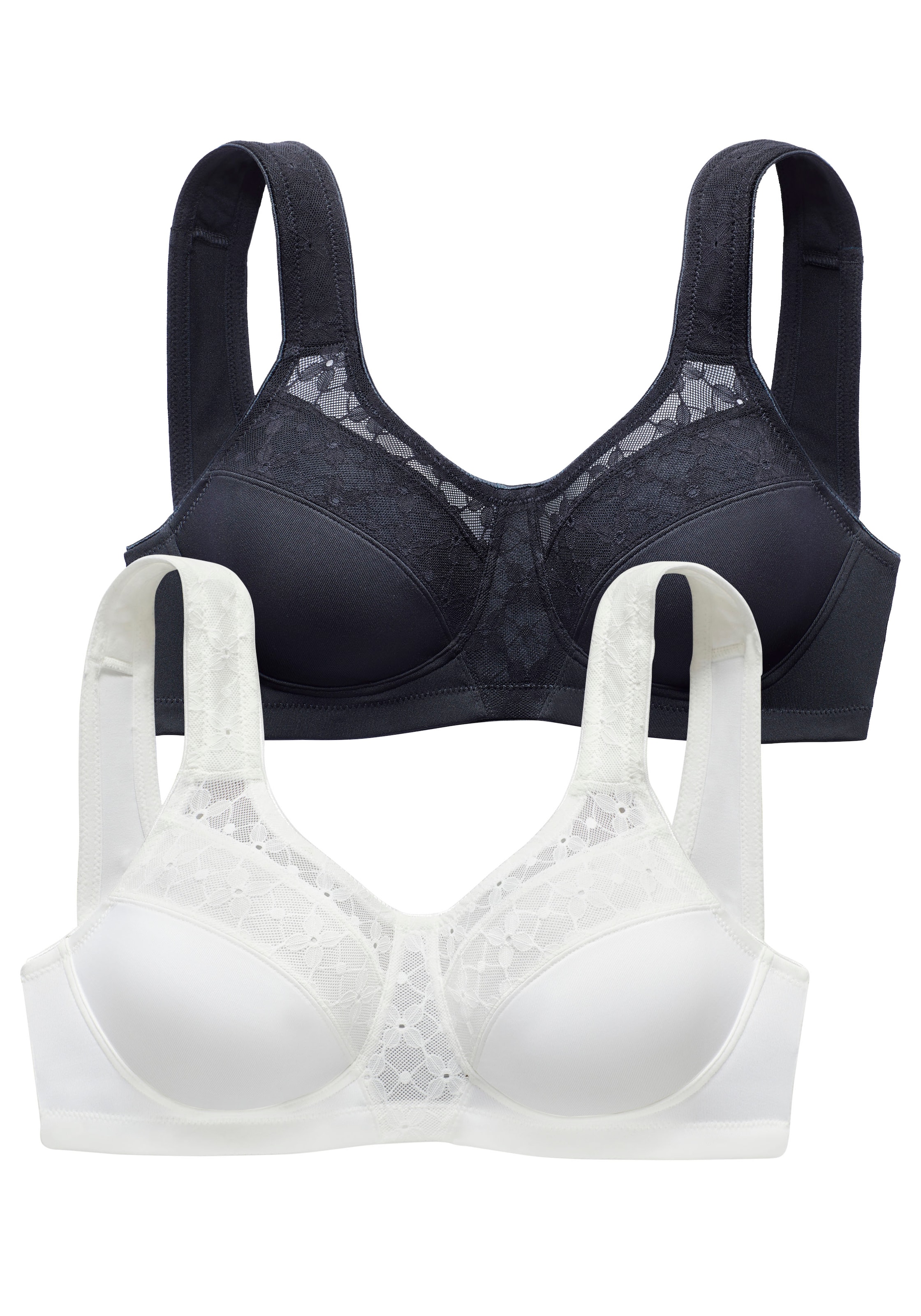 NUANCE T-shirt Bra in Black: front