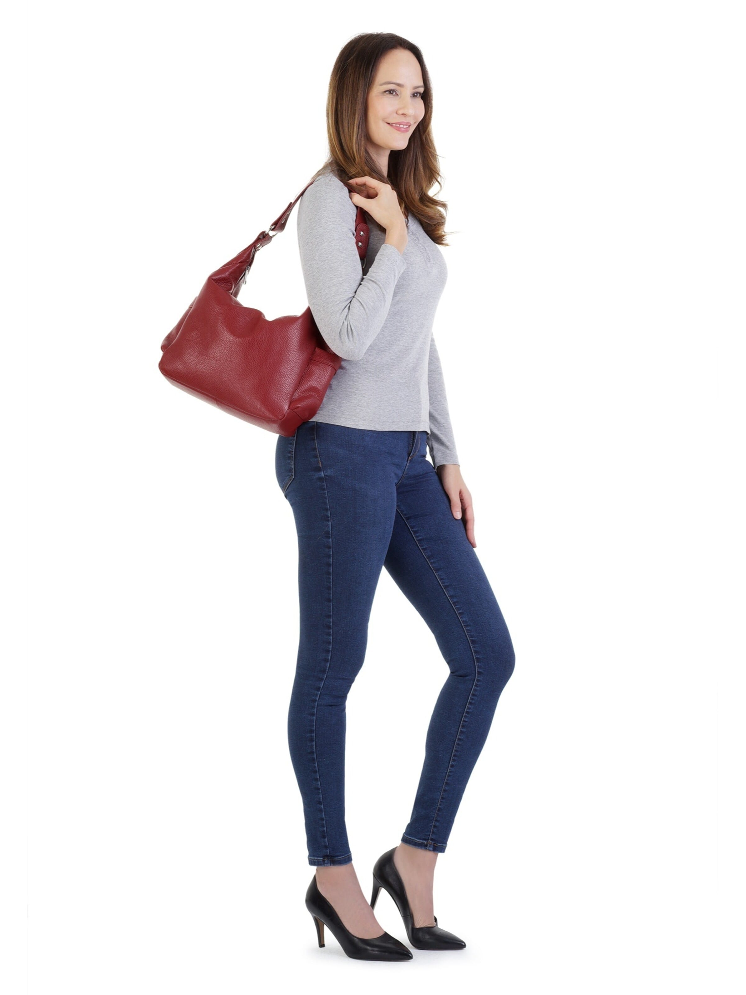 Sac bandoulière Samantha Look en rouge