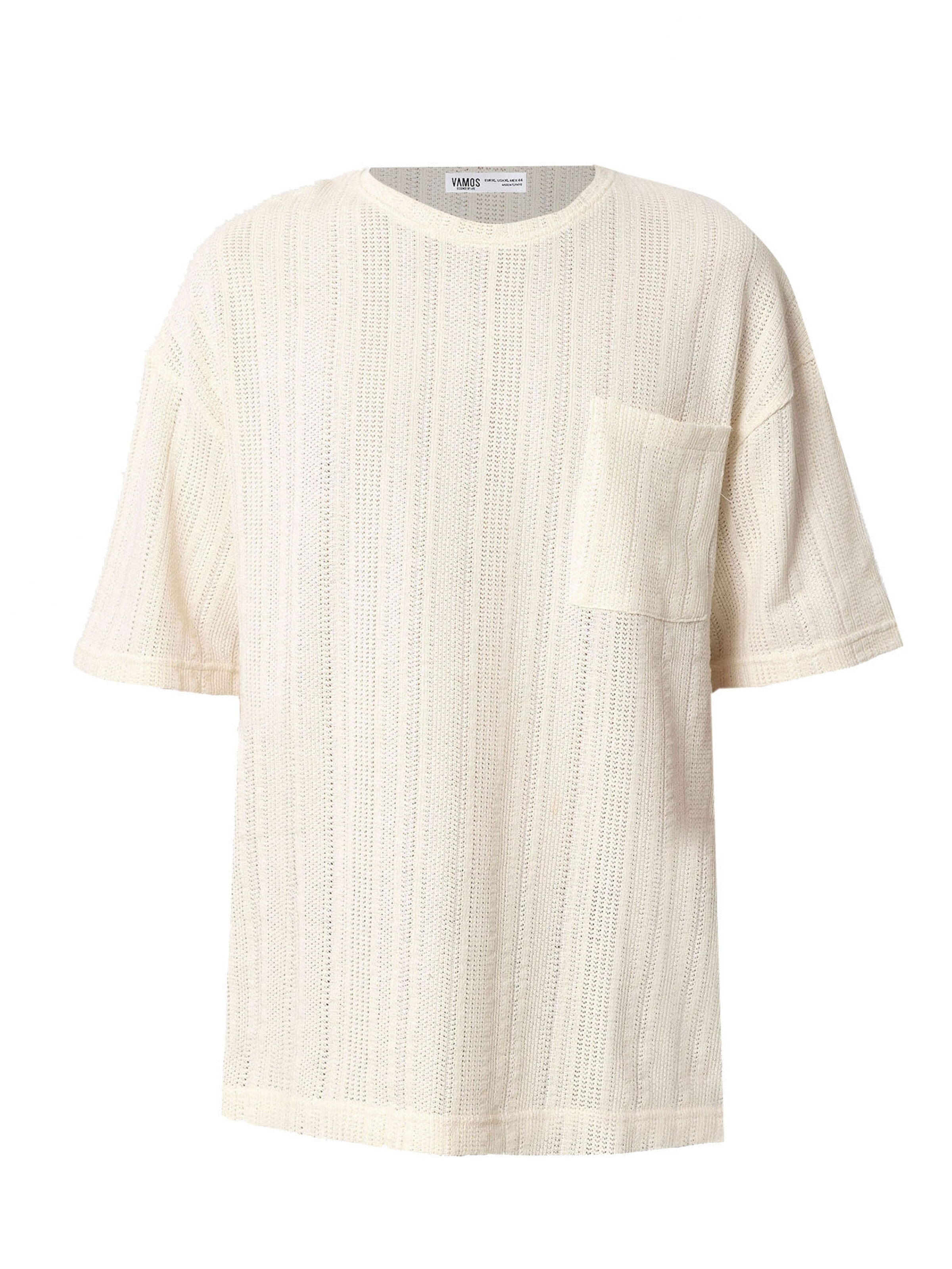 VAMOS CLO - Camisa em bege: frente