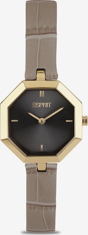 ESPRIT Analoguhr 'Edgy' in Grau: Vorderseite