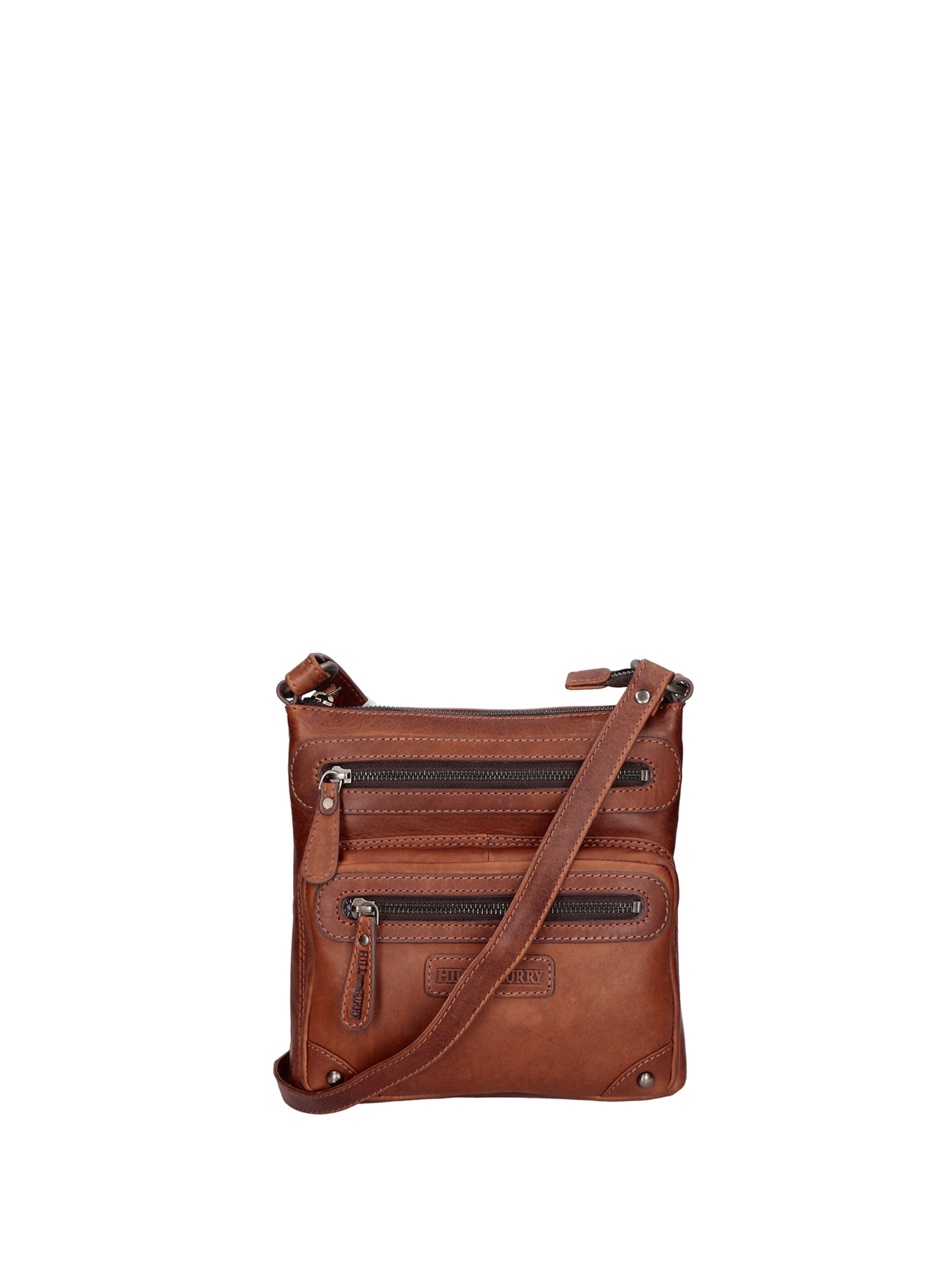 HILL BURRY Schoudertas in Bruin: voorkant