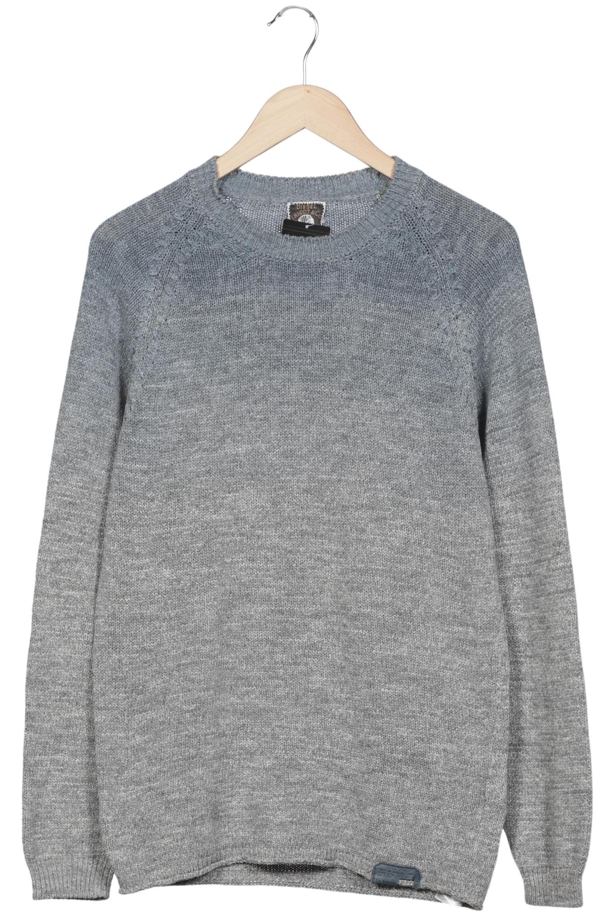 DIESEL Pullover L in Grau: Vorderseite