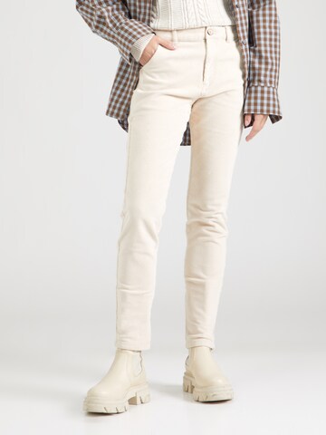 s.Oliver Slim fit Trousers in Beige: front