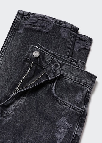 MANGO Wide leg Jeans 'Brooks' in Zwart