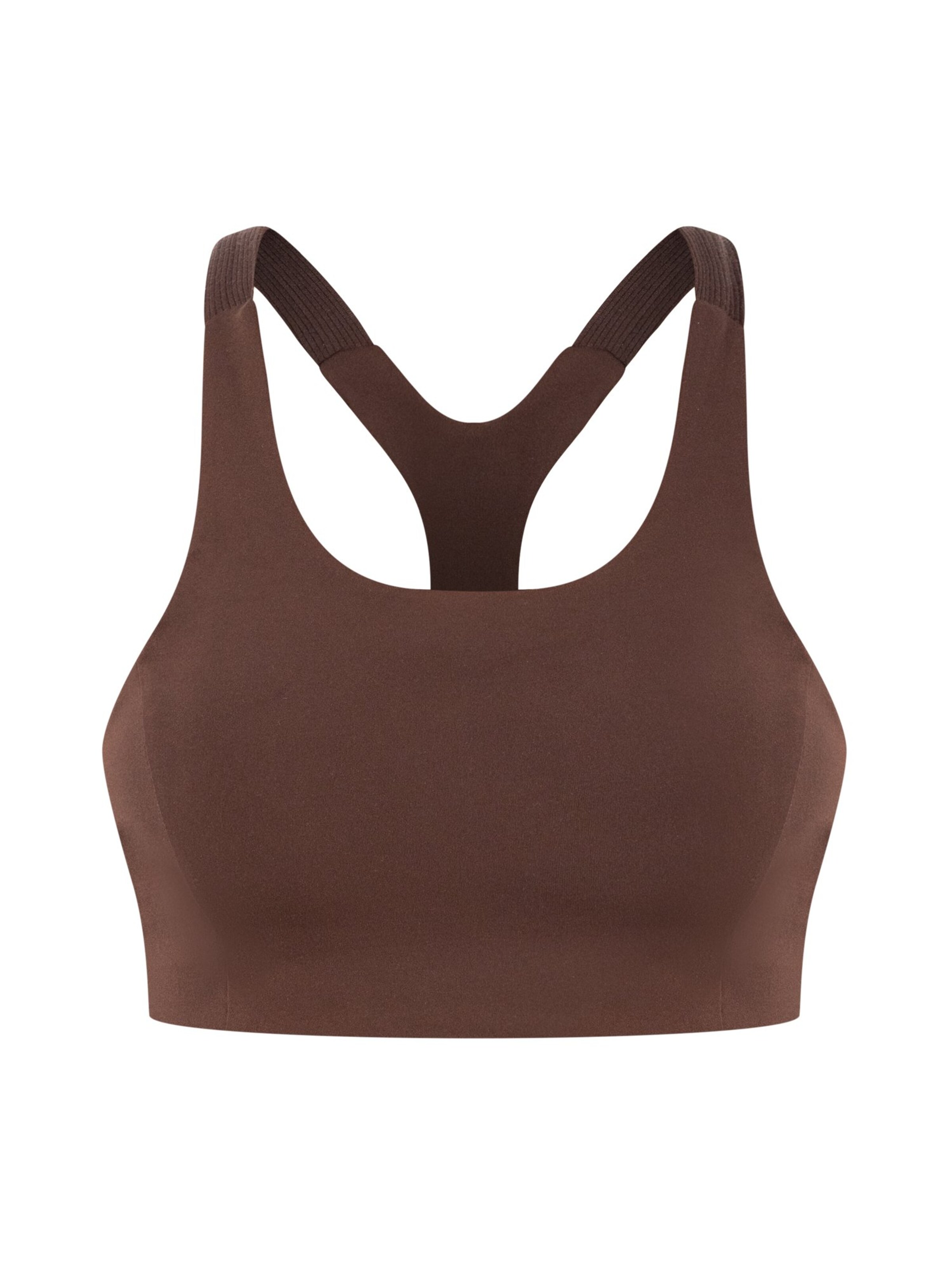 Haut de sport Smilodox en marron : devant