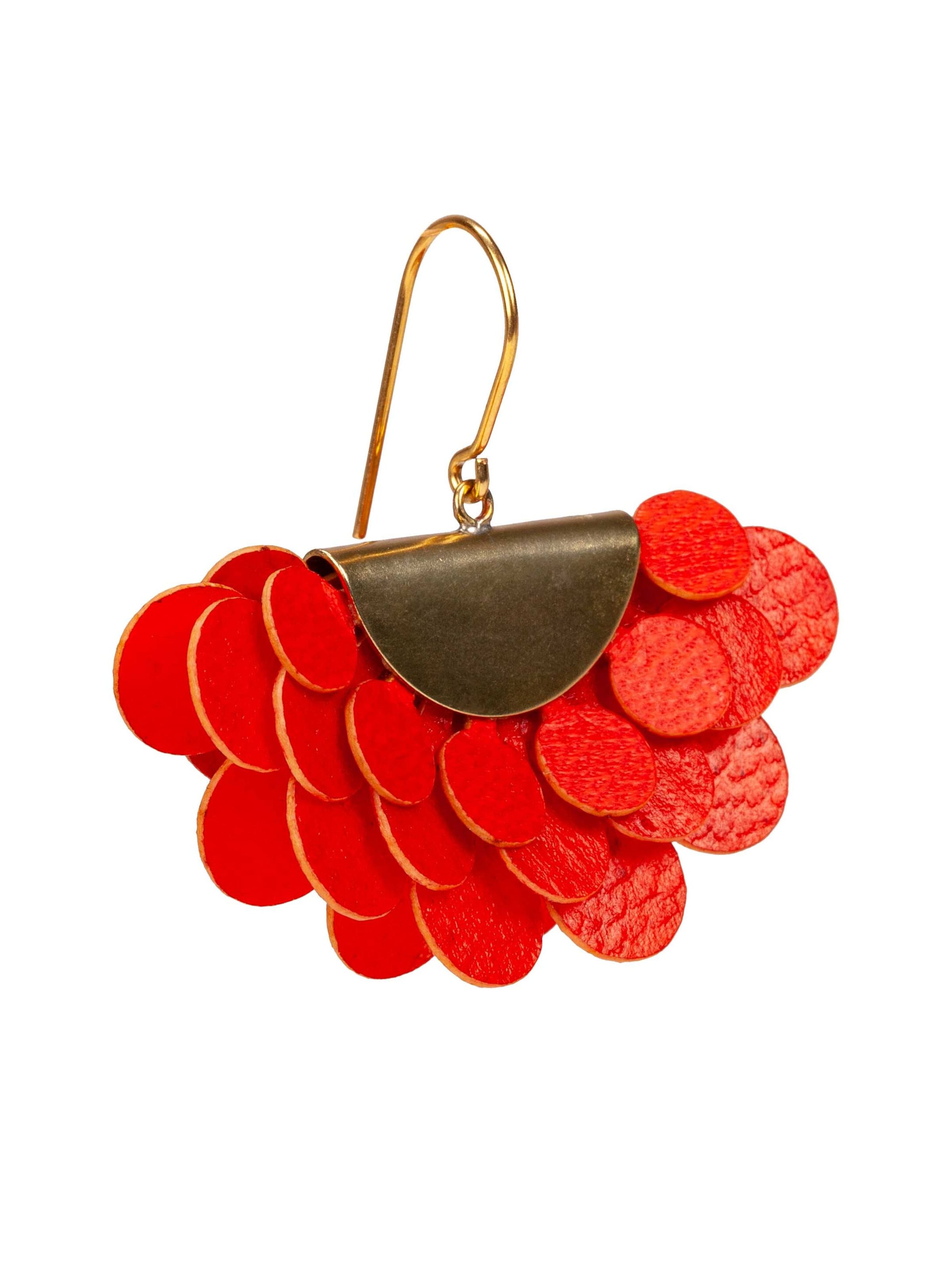 Gretchen Ohrringe 'Dots' in Rot
