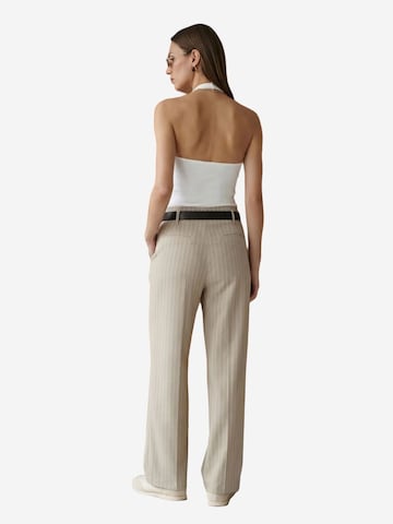Dilvin Wide leg Pants 'Hose' in Beige