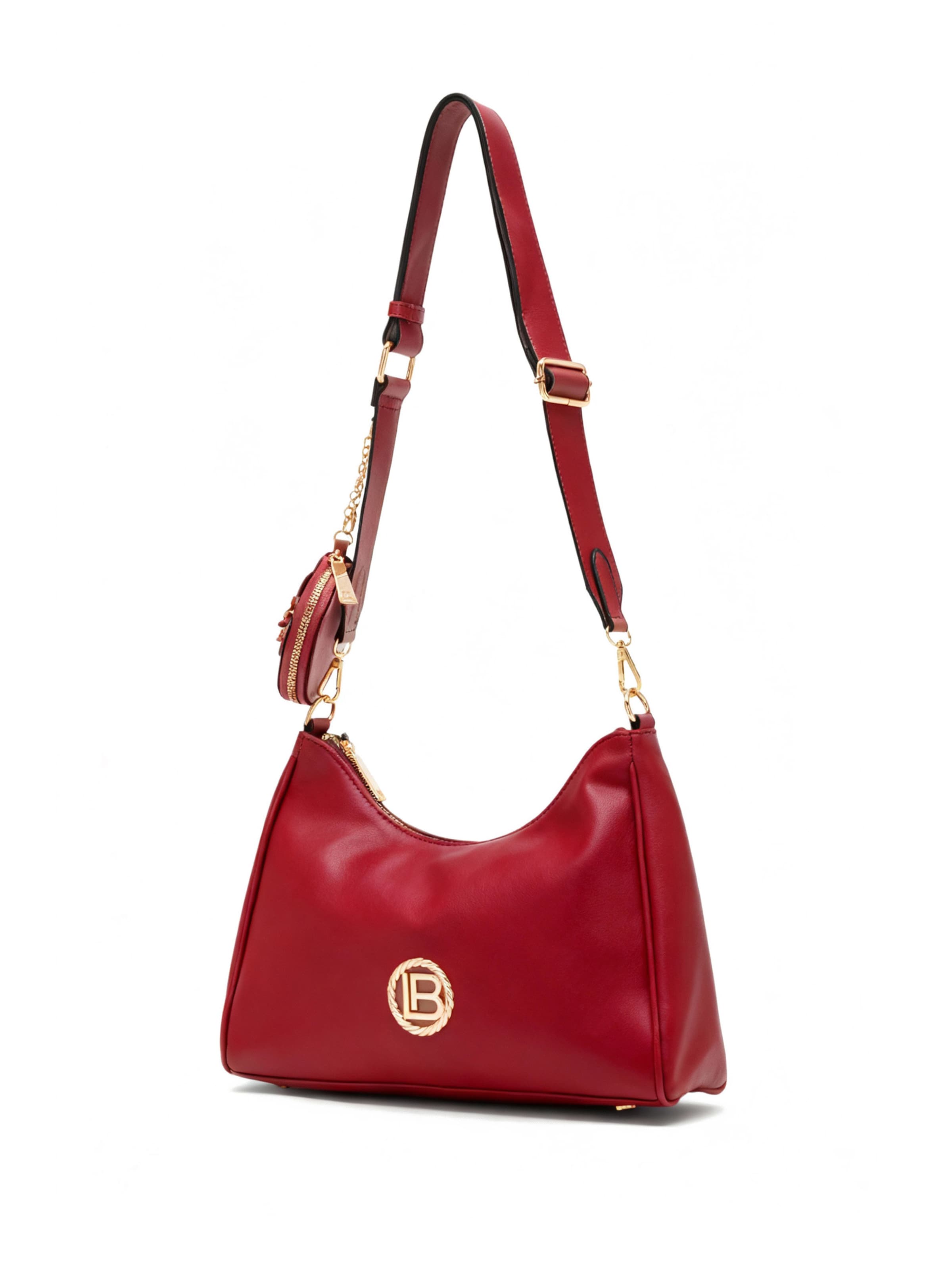 Borsa a tracolla 'Dausette 2' di Laura Biagiotti in rosso: frontale