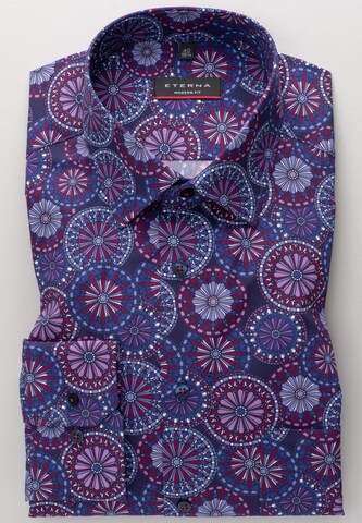 ETERNA Regular fit Button Up Shirt in Purple