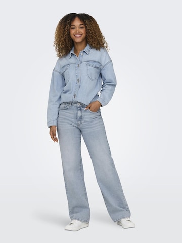 ONLY - Pierna ancha Vaquero 'ONLJUICY' en azul