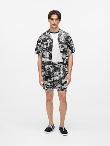 Karl Lagerfeld Regularen Hlače | črna barva: sprednja stran