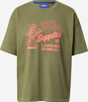 Superdry - Camiseta en verde: frente