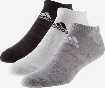 ADIDAS SPORTSWEAR Спортни чорапи 'Cushioned ' в сиво: отпред