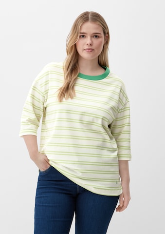 TRIANGLE Shirt in Groen: voorkant