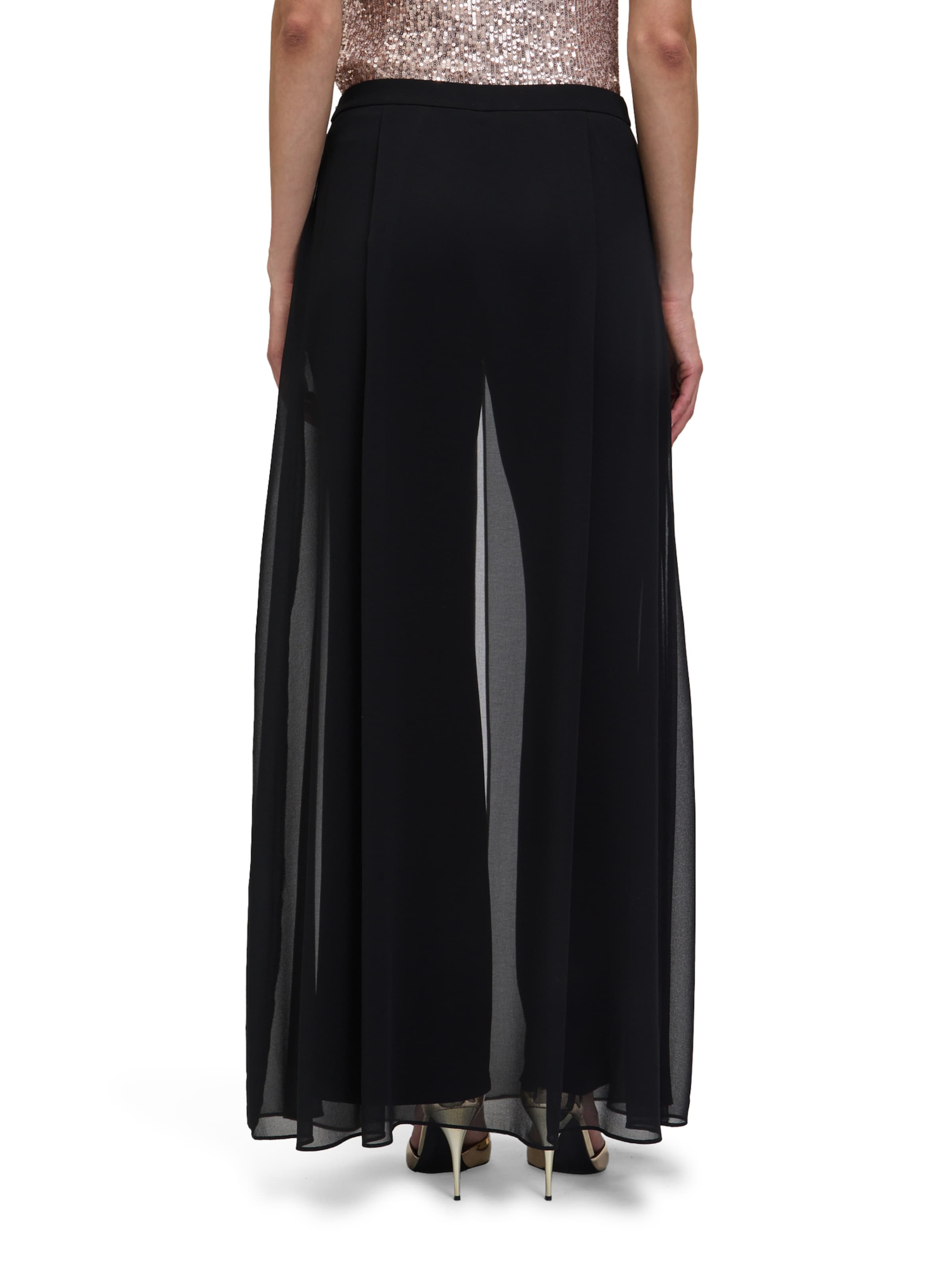 Wide leg Pantaloni di Vera Mont in nero