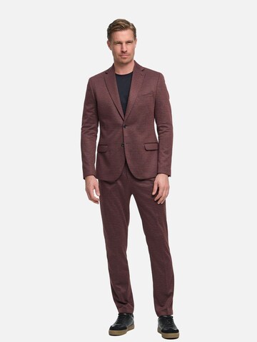 Zuitable Slim Fit Sakko 'DiNick'‌‌‌ in Rot