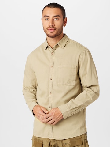 Cotton On Regular fit Overhemd 'CAMDEN' in Groen: voorkant
