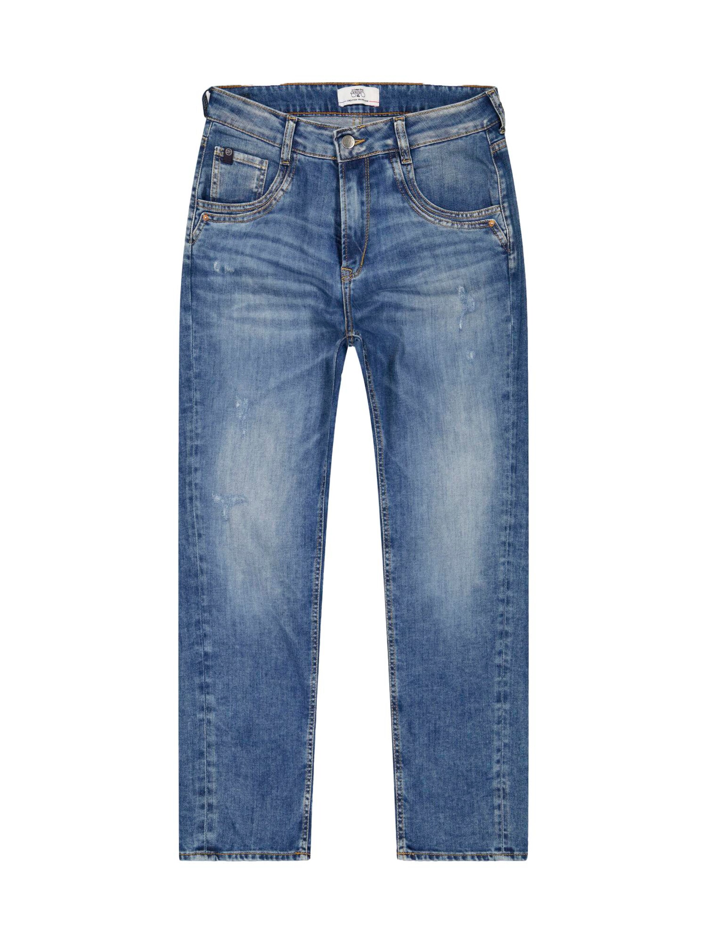 Regular Jean '400/60 ' Le Temps Des Cerises en bleu : devant