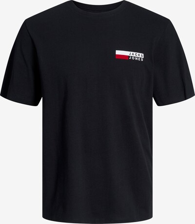 JACK & JONES T-Shirt en rouge / noir / blanc, Vue avec produit