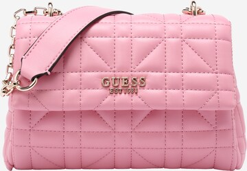 GUESS Наплечная сумка 'Assia' в Ярко-розовый: спереди