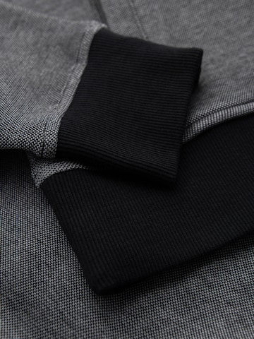 Ombre Sweat jacket 'OM-SSZP-0238' in Grey