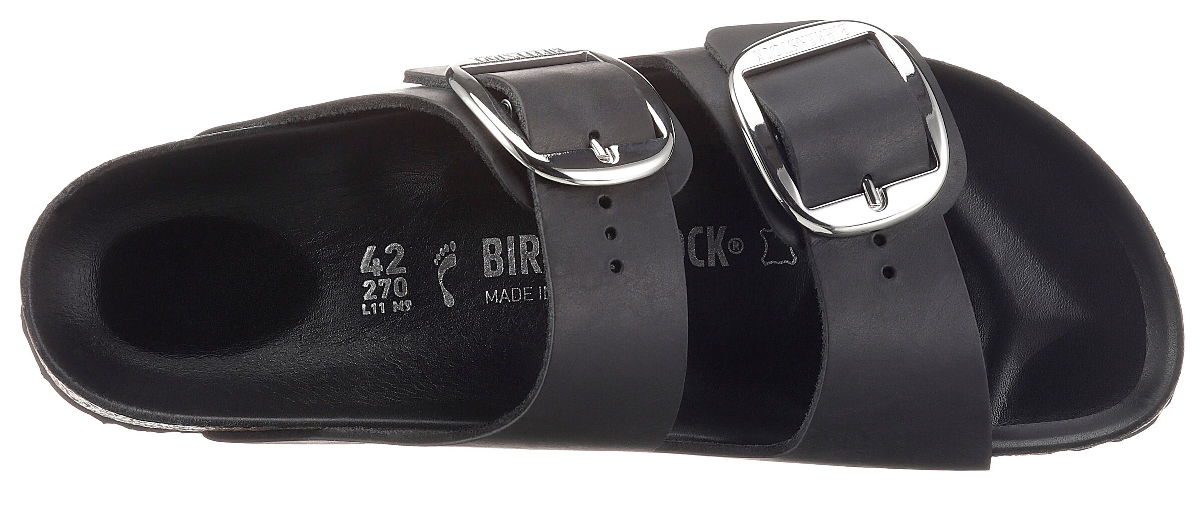 BIRKENSTOCK - Sapato aberto 'Arizona Big Buckle' em preto