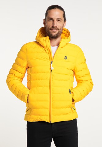 Veste d’hiver Schmuddelwedda en jaune : devant