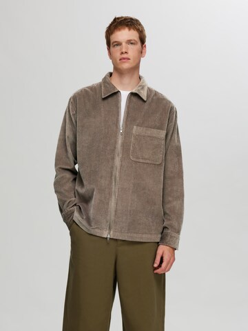 Giacca di mezza stagione 'SLH-JAKE' di SELECTED HOMME in marrone: frontale