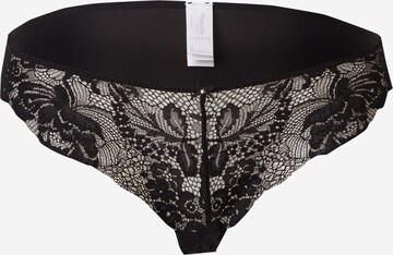 Women' Secret Panty in Black: front