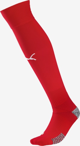 PUMA Soccer Socks 'TeamFinal' in Red: front