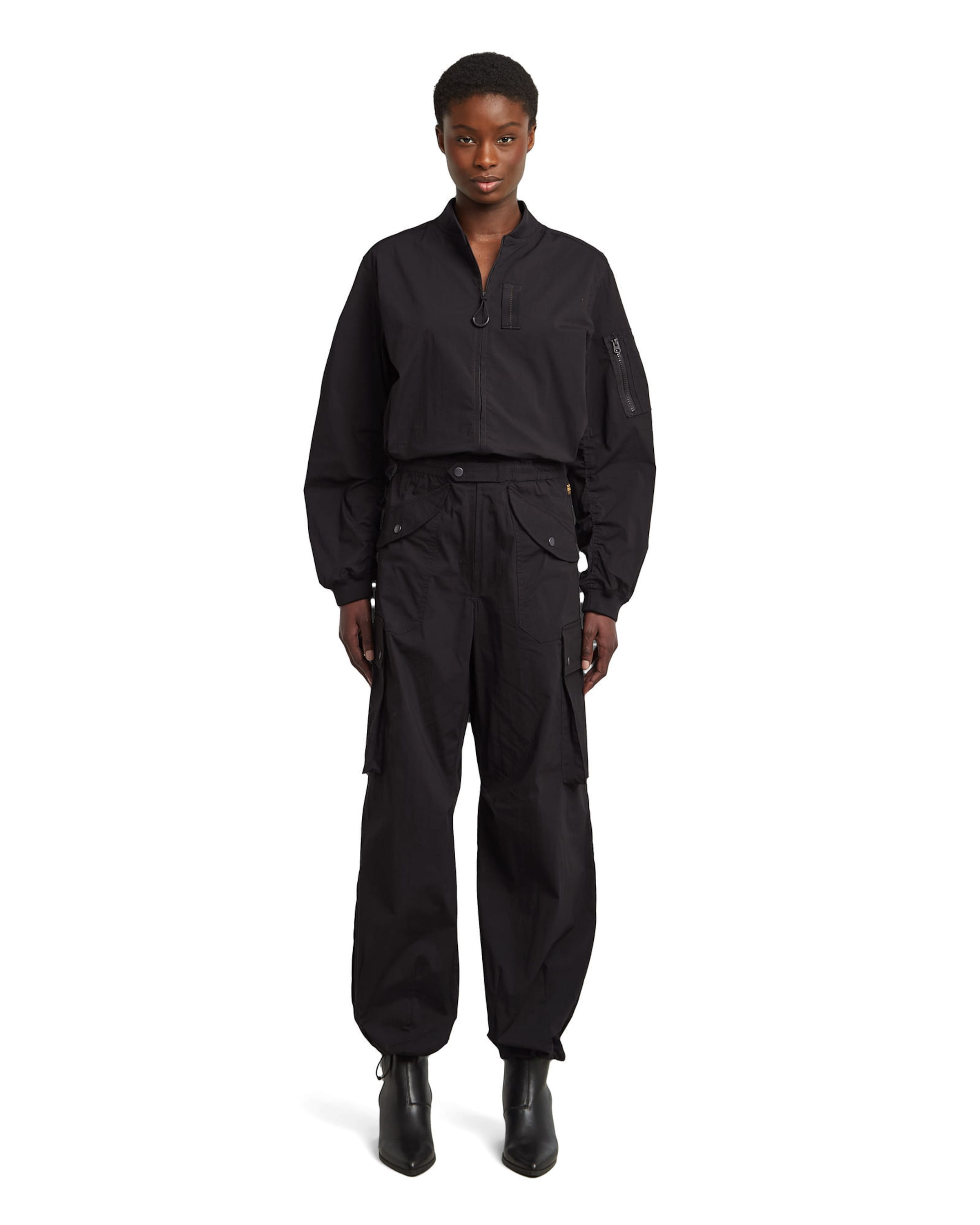 G-STAR Jumpsuit in Black: front