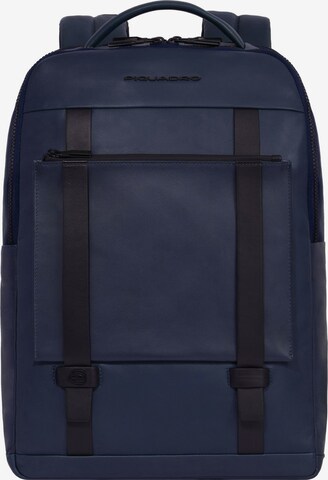 Piquadro Rucksack 'David' in Blau: predná strana