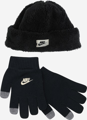 Bonnet Nike Sportswear en noir : devant