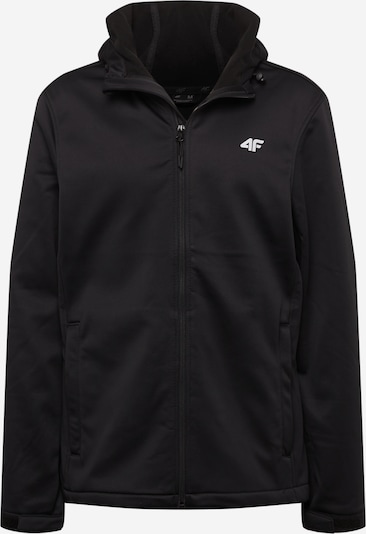 4F Outdoorjacke in schwarz / weiß, Produktansicht