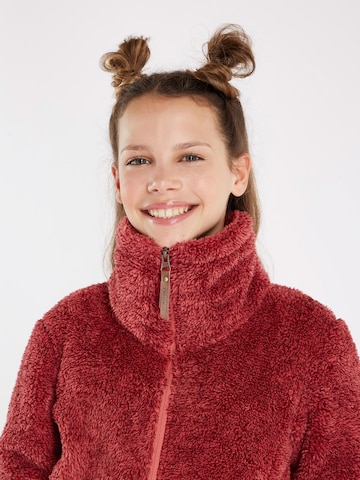 PROTEST Fleece jacket 'Riri JR' in Red