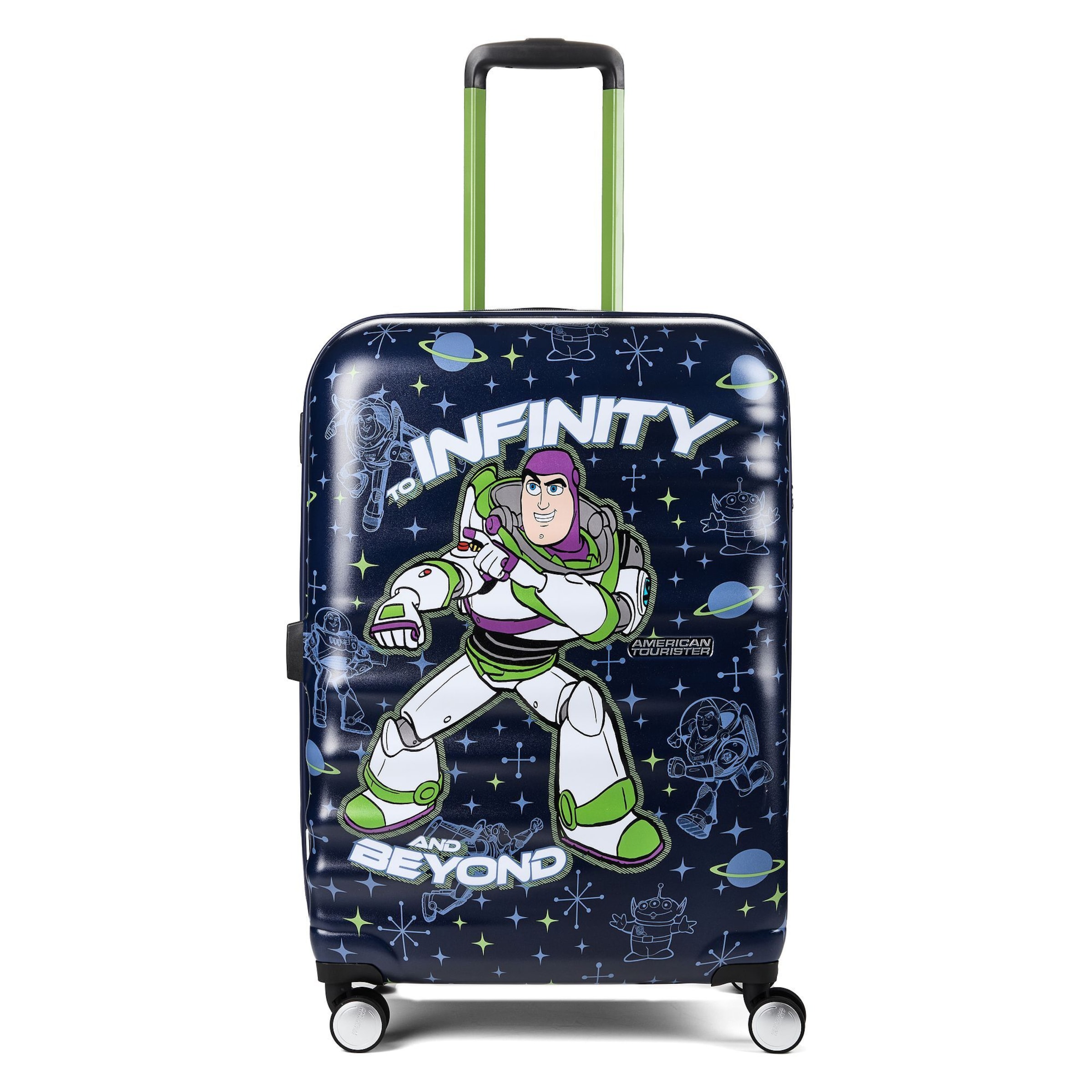 American Tourister Trolley 'Wavebreaker Disney' in Blau: Vorderseite