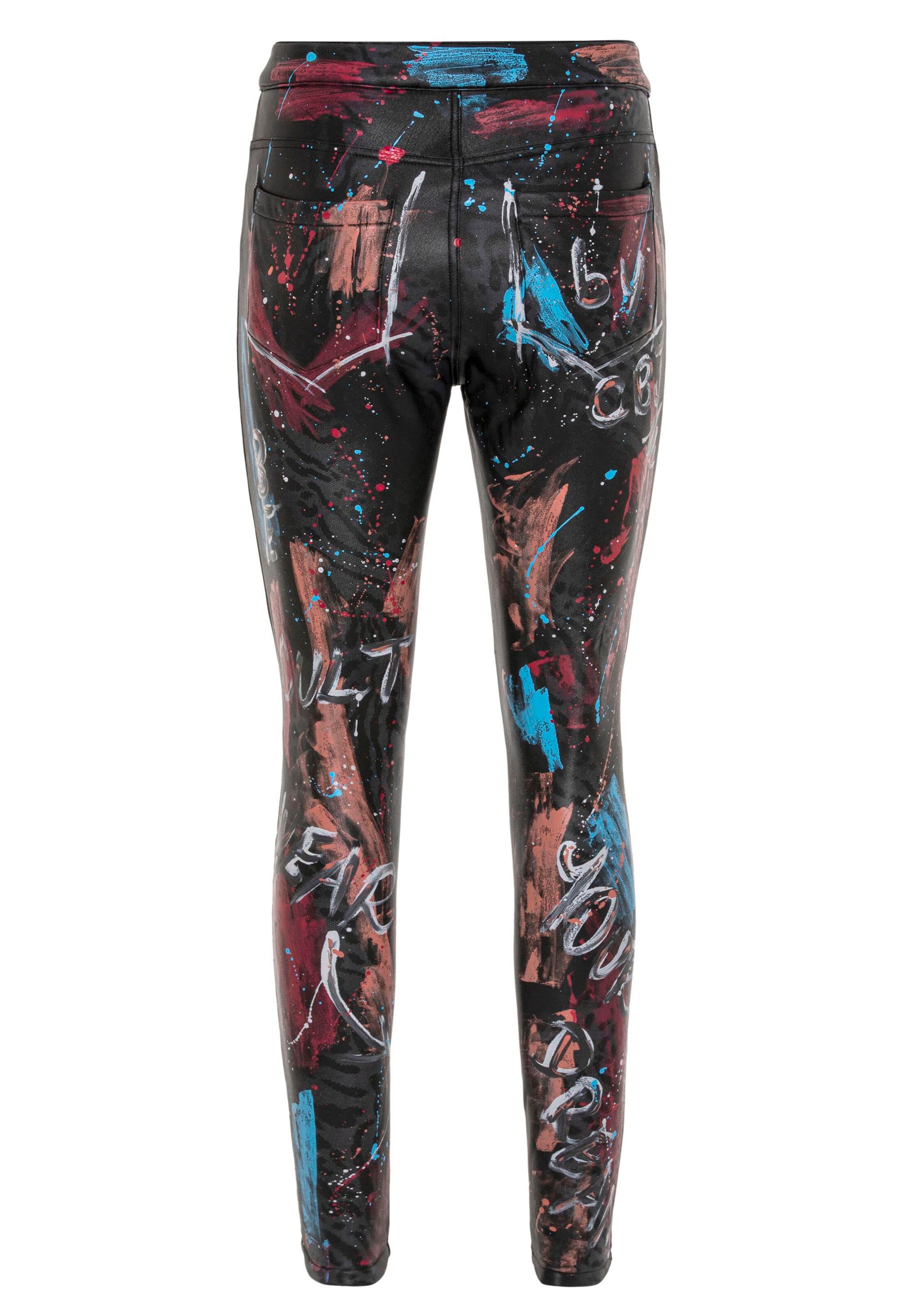 CIPO & BAXX Skinny Hose in Schwarz