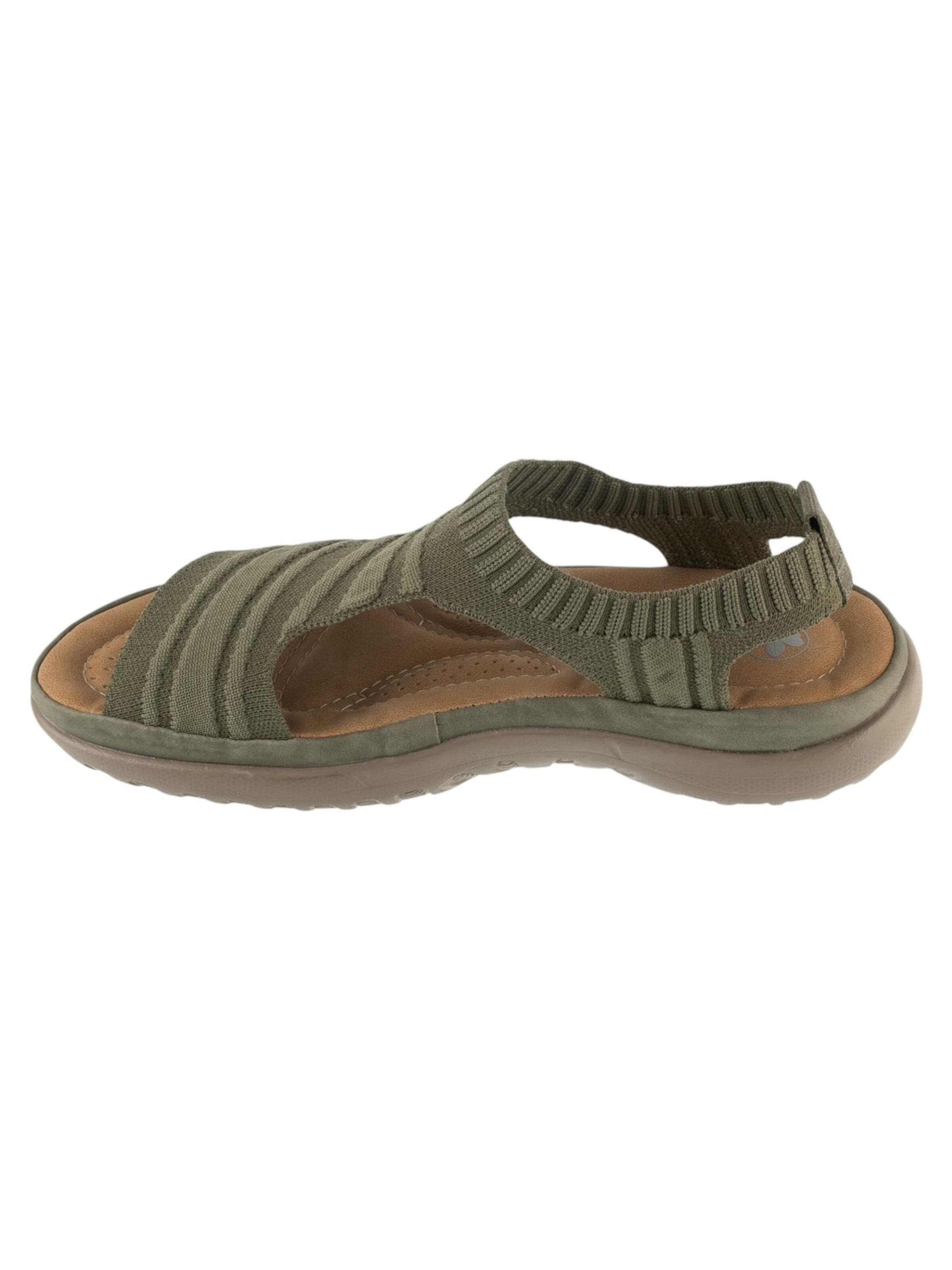 Sandales 'Rieker Sandals' Rieker en vert : devant