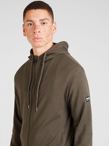 super.natural Athletic Zip-Up Hoodie in Grey