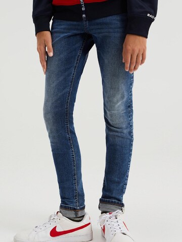 Skinny Jeans di WE Fashion in blu