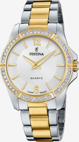 Montre à affichage analogique 'Mademoiselle' FESTINA en argent : devant