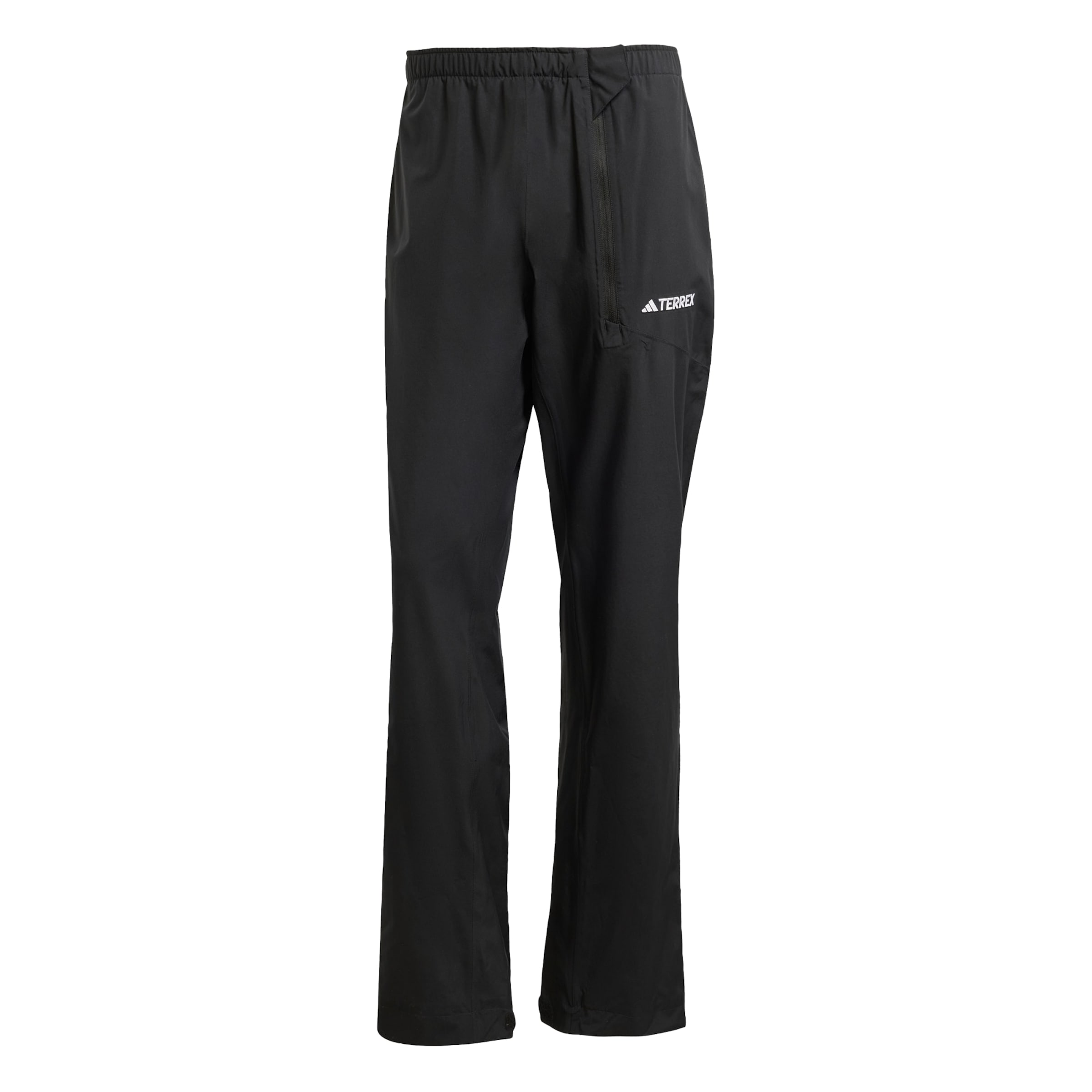 ADIDAS TERREX - Loosefit Pantalón de montaña 'Multi Climaproof Two-Layer Rain Pants' en negro: frente